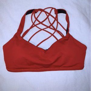 Lululemon Free to Be Bra Wild Burnt Orange